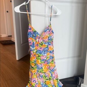 Zara floral dress
